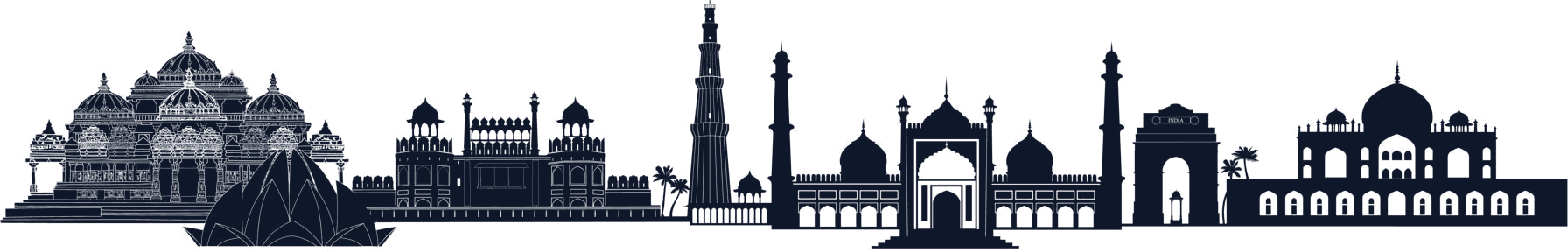 Delhi India Landmarks Skyline - Brotech IT Services